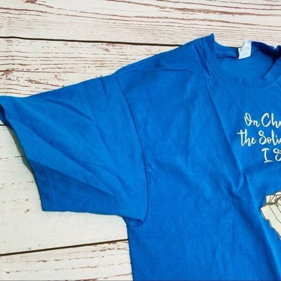 Port and Company Matthew 7:24 On Christ the Solid Rock I Stand T-shirt Tee XL - Picture 4 of 16